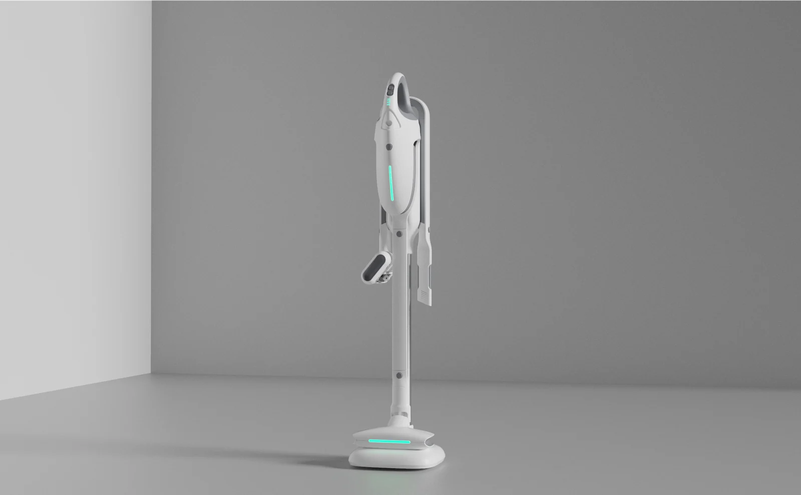 Full upright vacuum cleaner render